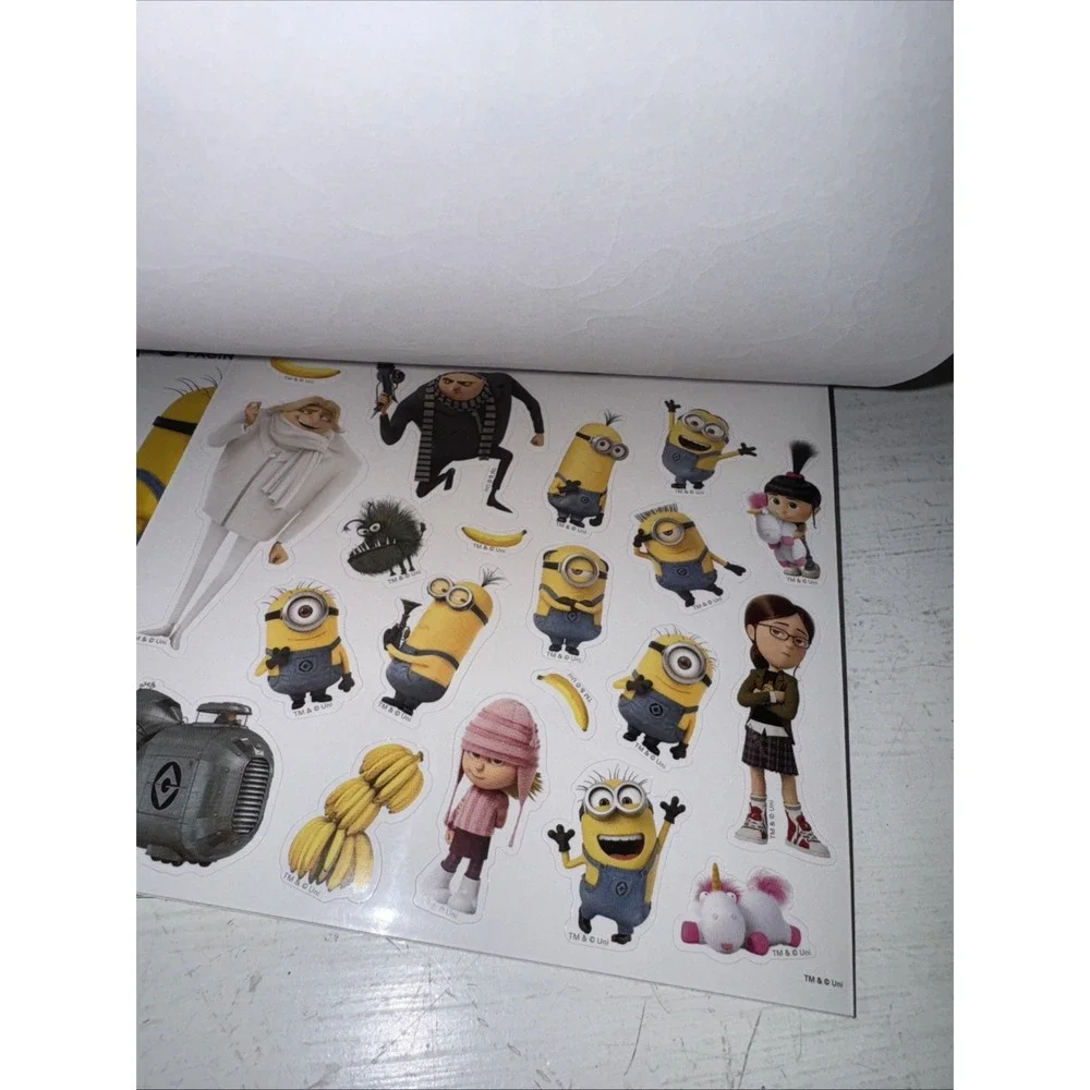 Lot Of 6 Booklets Minions Despicable Me 3 Sticker Book 600 Stickers Party Favors